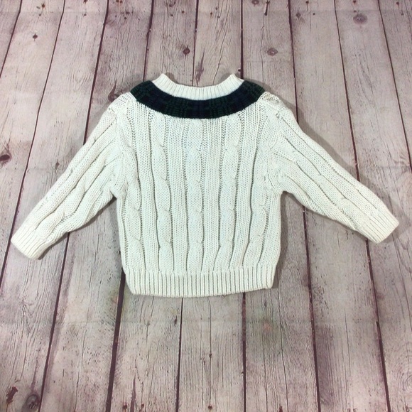 Rad Truck Moving Co. Cable Knit V-Neck Sweater - Size 2T - Picture 3 of 6
